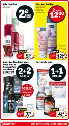 Kruidvat folder week 17 - Voorbeeld van een folder van Kruidvat, geldig van 21.04.2026 | Pagina: 28 | Producten: La, Douche, Nagellak, Deodorant