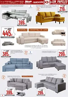 Vista previa Atrapa Muebles - Black Friday válido desde el 01.11.2025 | Página: 6 | Productos: Cama, Sofá
