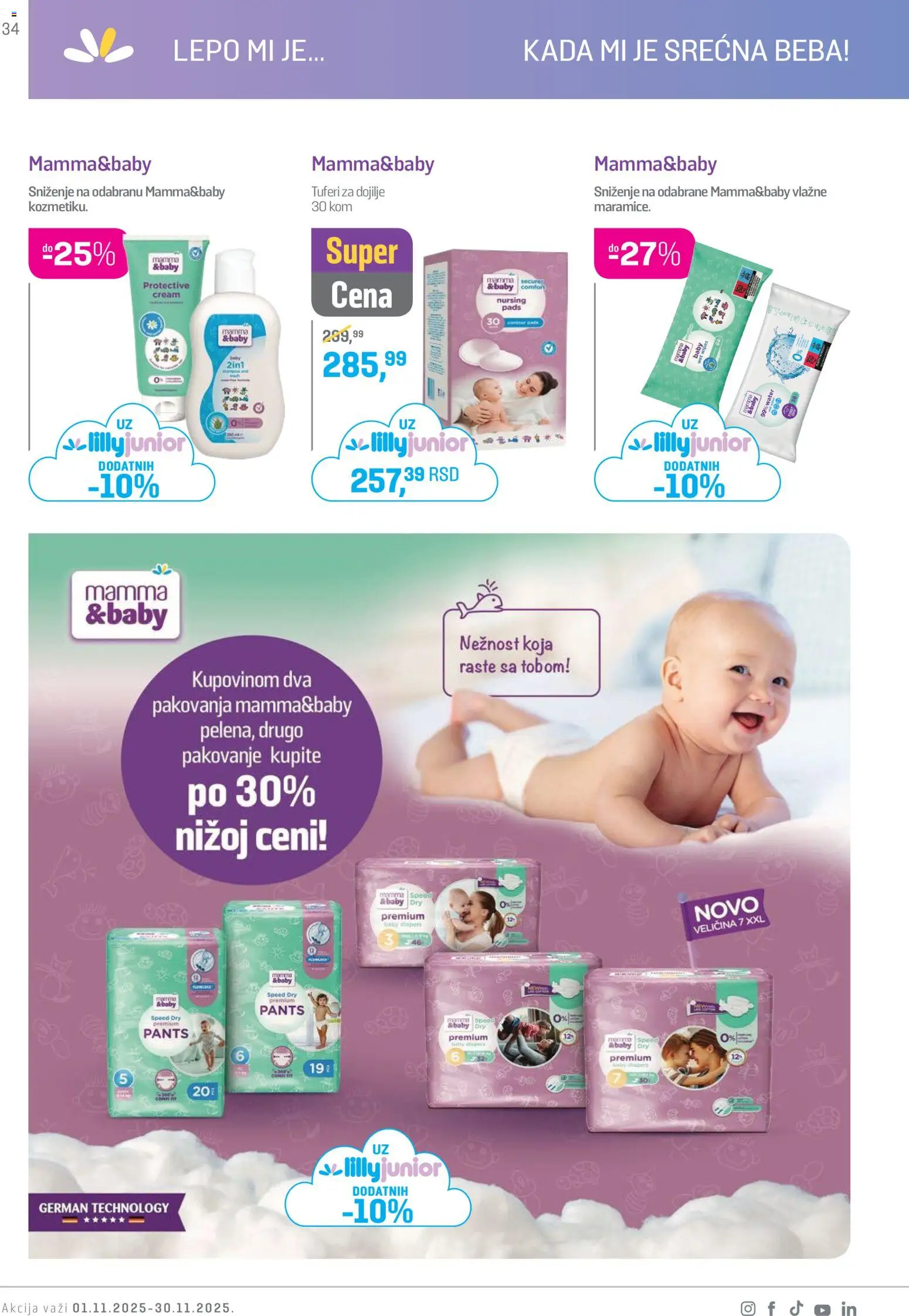 Lilly drogerie katalog - važi od 01.11.2025 | Strana: 34 | Proizvode: Pakovanje