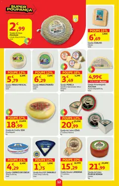 Pré-visualização Auchan folheto válido de 12.03.2026 | Página: 12 | Produtos: Orégãos, Queijo