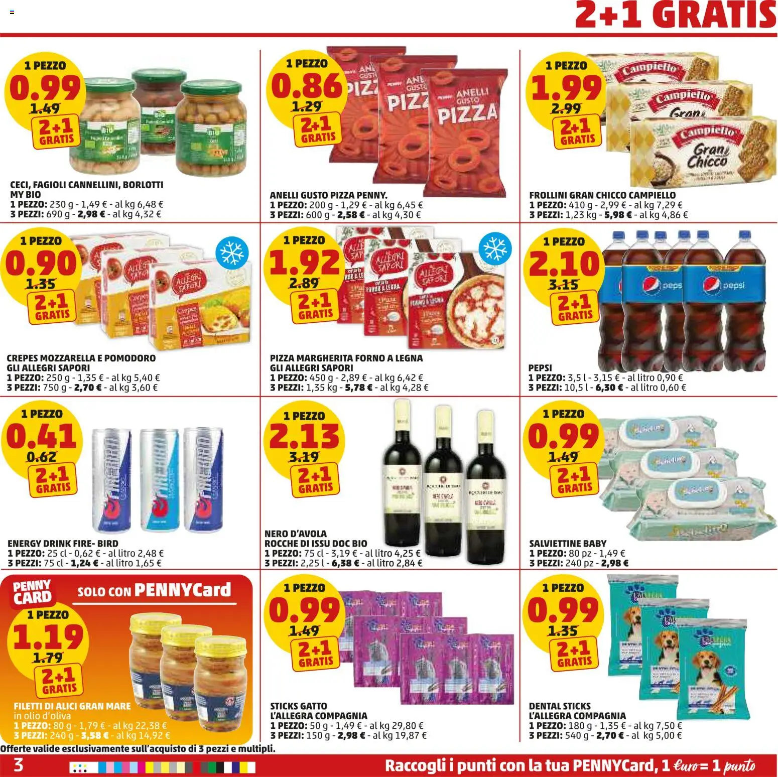 Volantino PENNY del 26.02.2026 | Pagina: 3 | Prodotti: Fagioli, Forno, Frollini, Pepsi