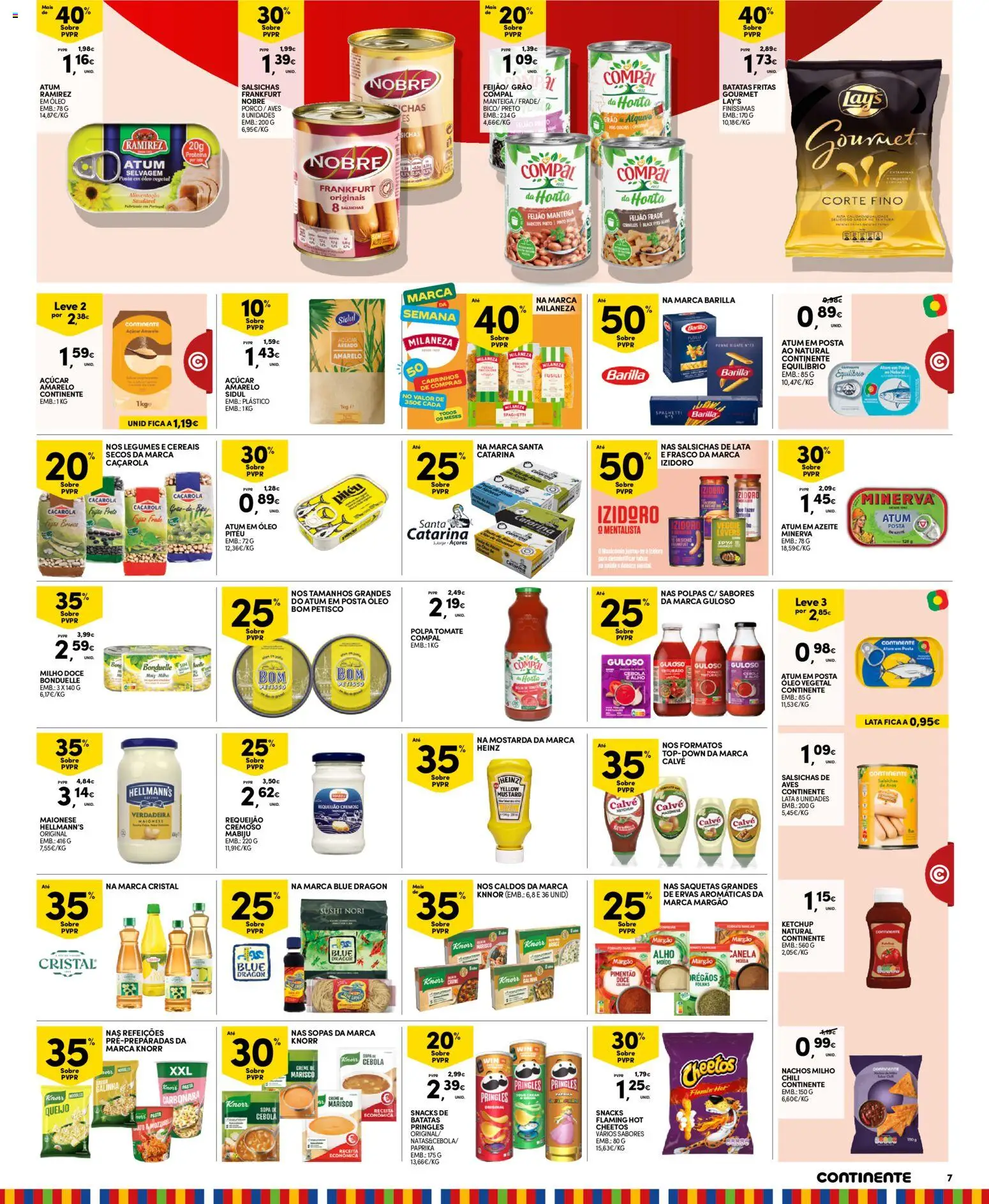 Continente Madeira │ válido de 04.11.2025 | Página: 7 | Produtos: Sopa, Óleo, Batatas fritas, Milho