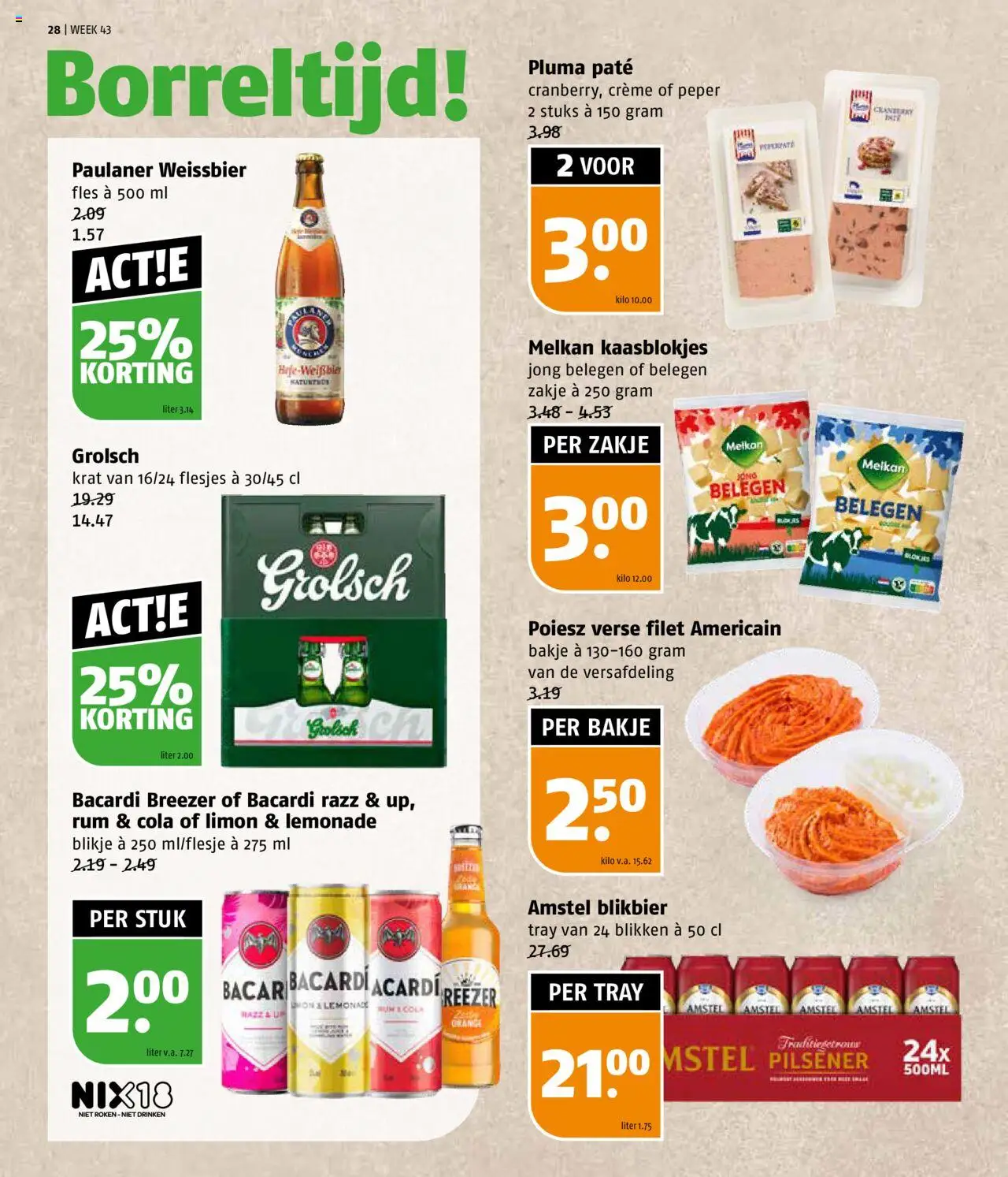 {H1} | Pagina: 28 | Producten: Fles, Fehér kolbász, Peper, Crème