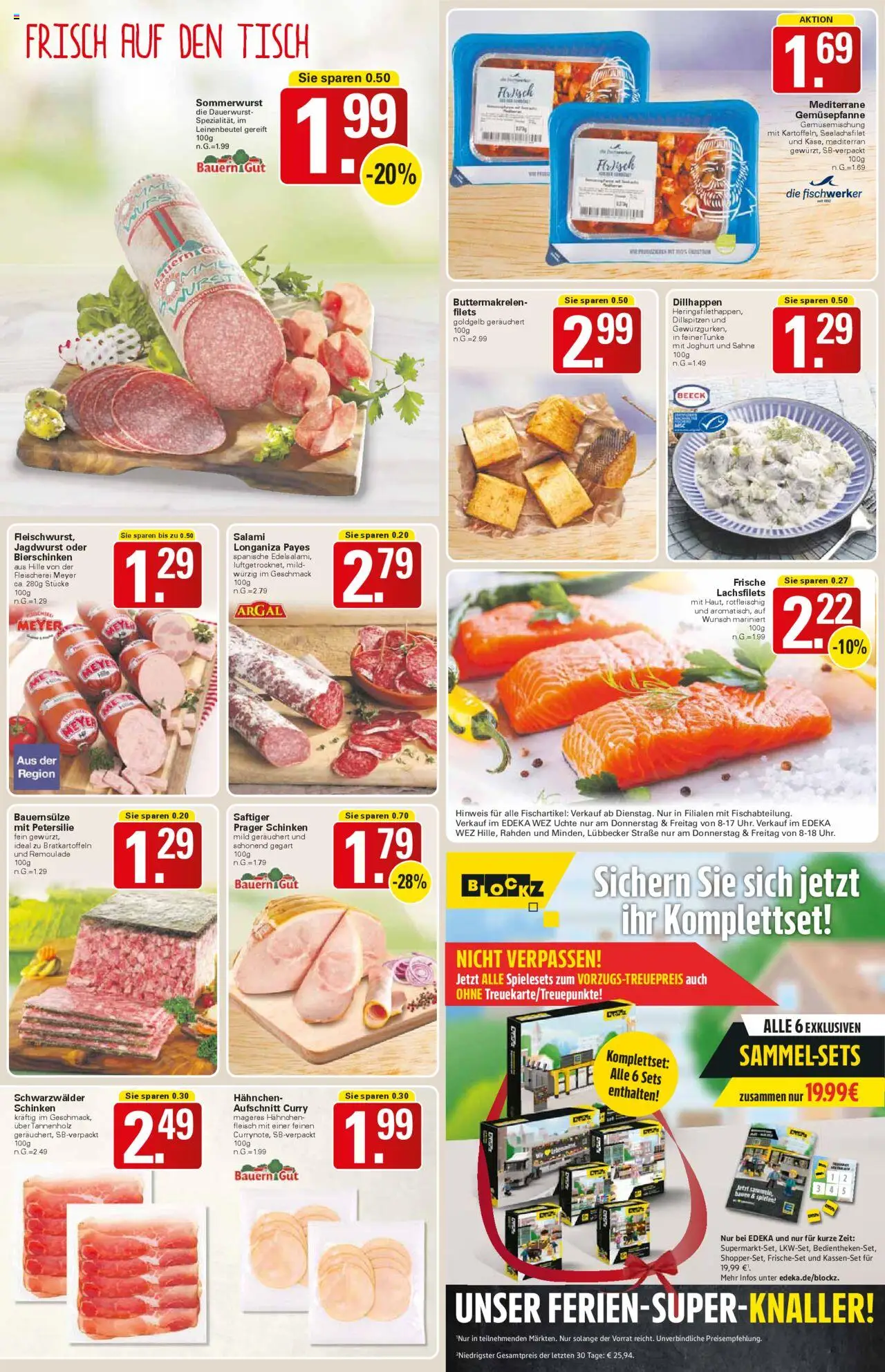WEZ Prospekt - gültig ab dem 11.08.2025 | Seite: 5 | Produkte: Petersilie, Salami, Sahne, Fleisch