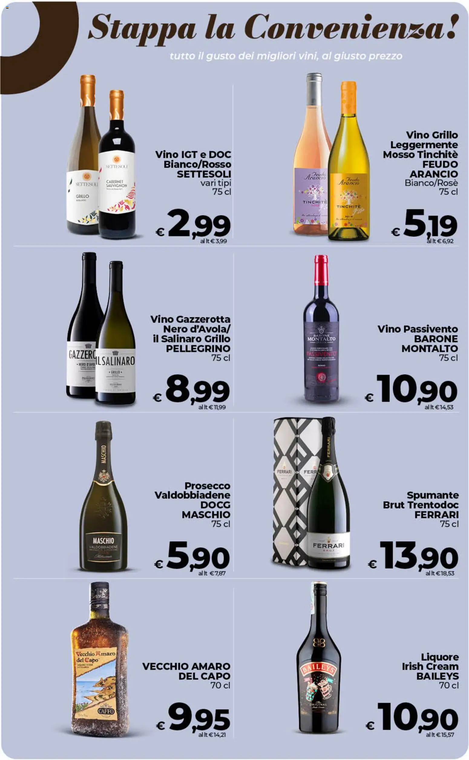 Volantino COOP del 26.03.2026 | Pagina: 32 | Prodotti: Prosecco, Vino, Spumante, Amaro