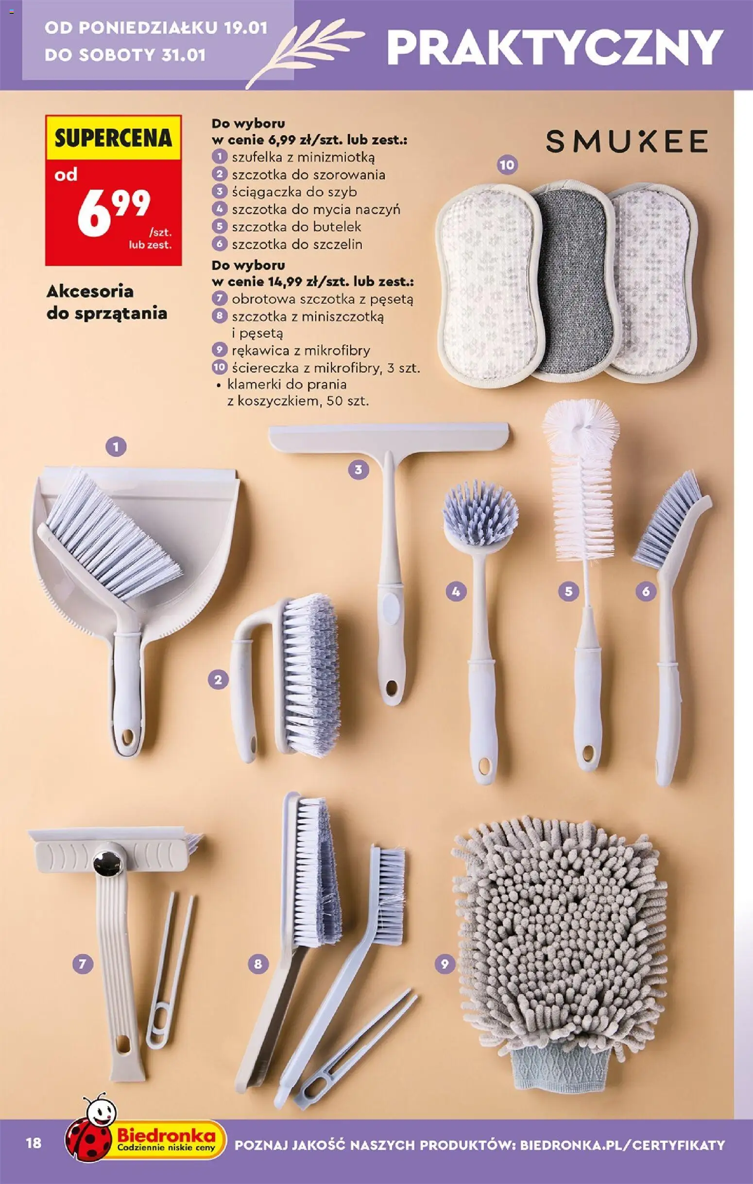 Biedronka gazetka - Hity i inspiracje od 17.01.2026 | Strona: 20 | Produkty: Cleaner, Worki do odkurzaczy