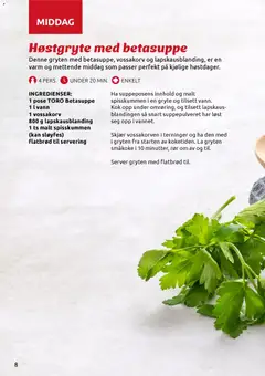 Forhåndsvisning av Joker TORO - kjempegodt nok! gyldig fra 22.10.2025 | Side: 8 | Produkter: Керамічний блок, Суміш дитяча, Strandväska, Палички кукурудзяні