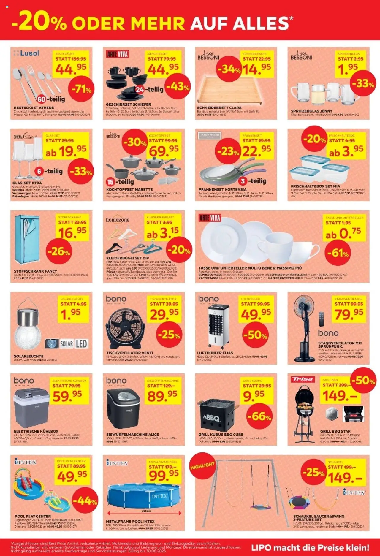 Lipo Aktionen ab 17.06.2025 | Seite: 7 | Produkte: Solarleuchte, Kaffee, Grill
