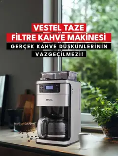 01.01.2026 tarihinden itibaren geçerli olan Vestel kataloğu önizlemesi | Sayfa: 11 | Ürünler: Filtre kahve makinesi, Kahve, Kahve makinesi