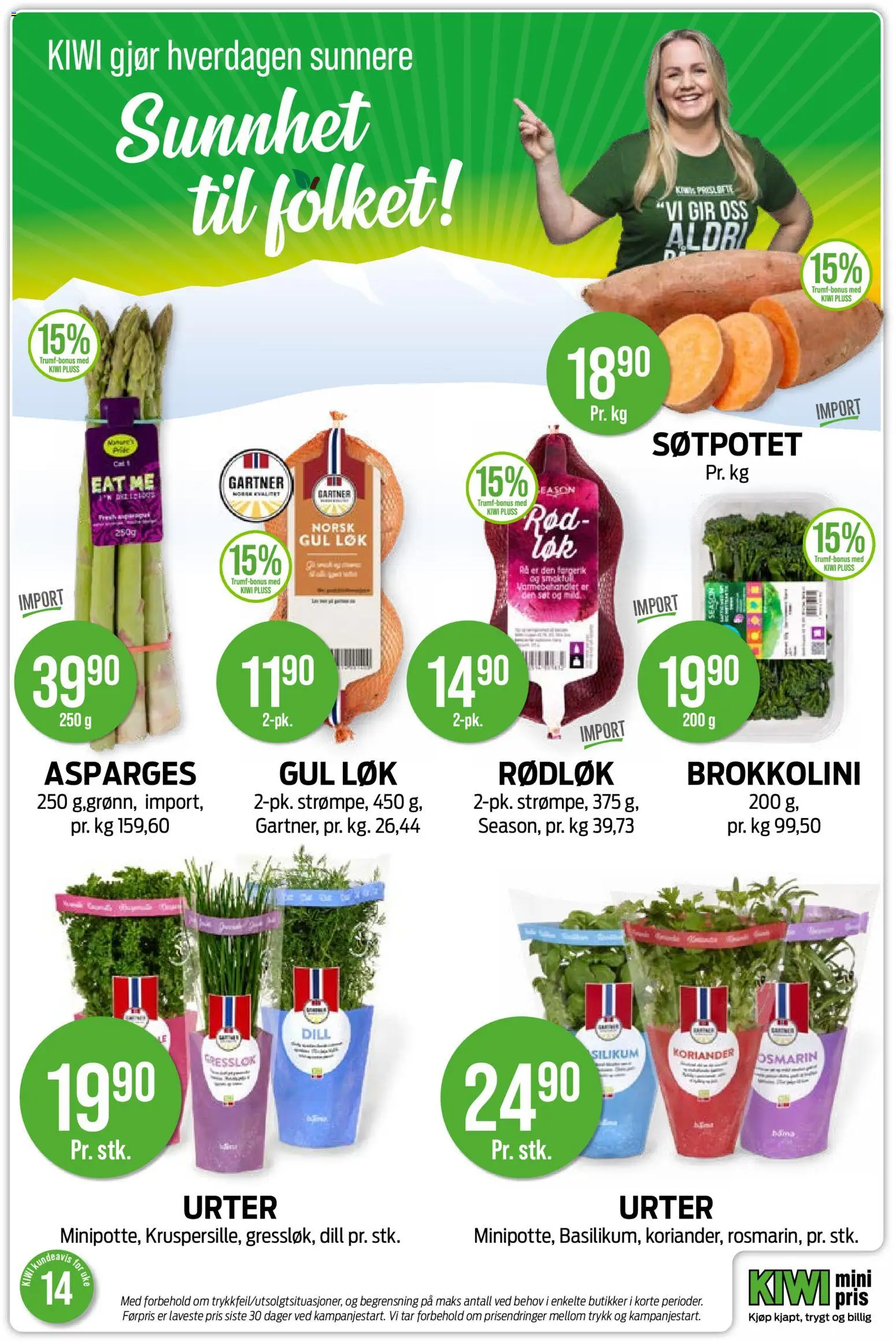 {H1} | Side: 18 | Produkter: Asparges, Urter, Gressløk, Гриби