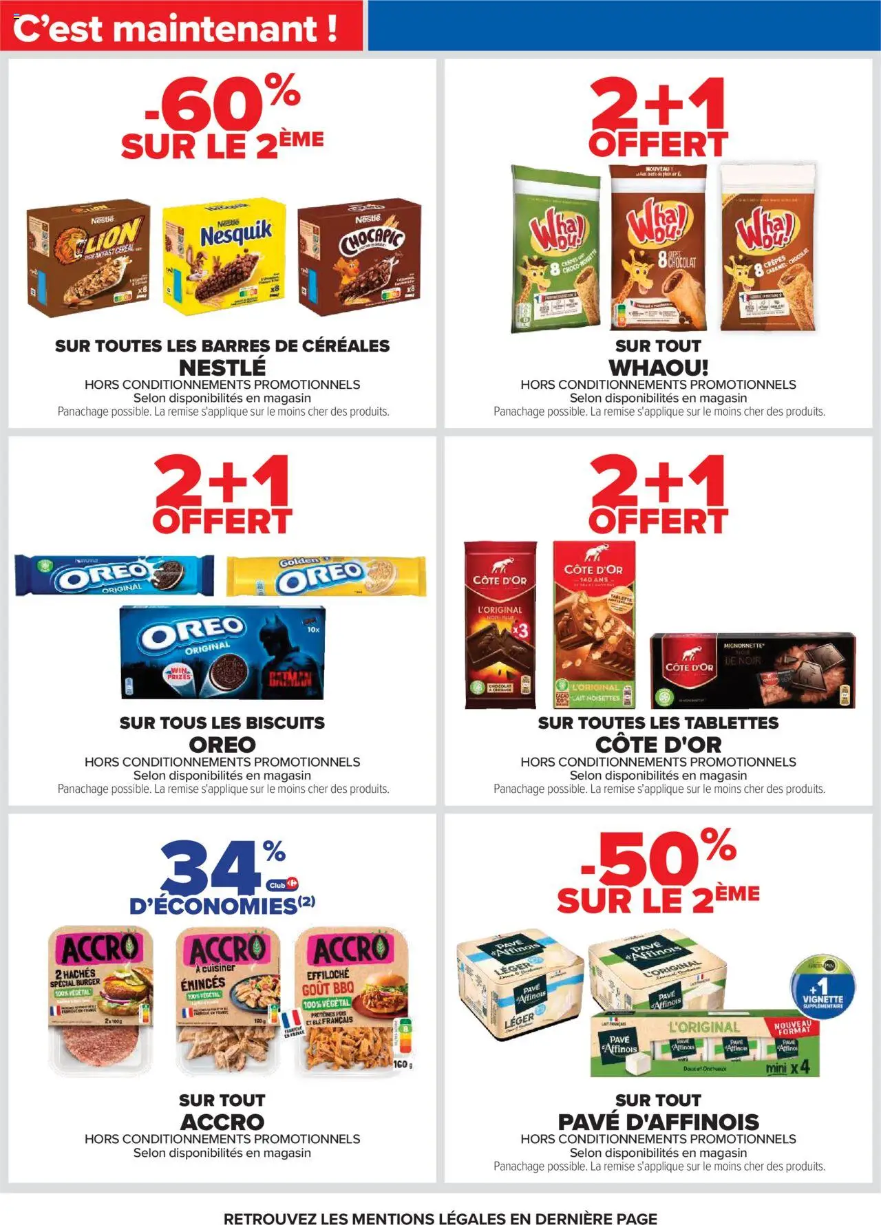 {H1} | Page: 36 | Produits: Chocapic, Noisettes, Lait, Biscuits