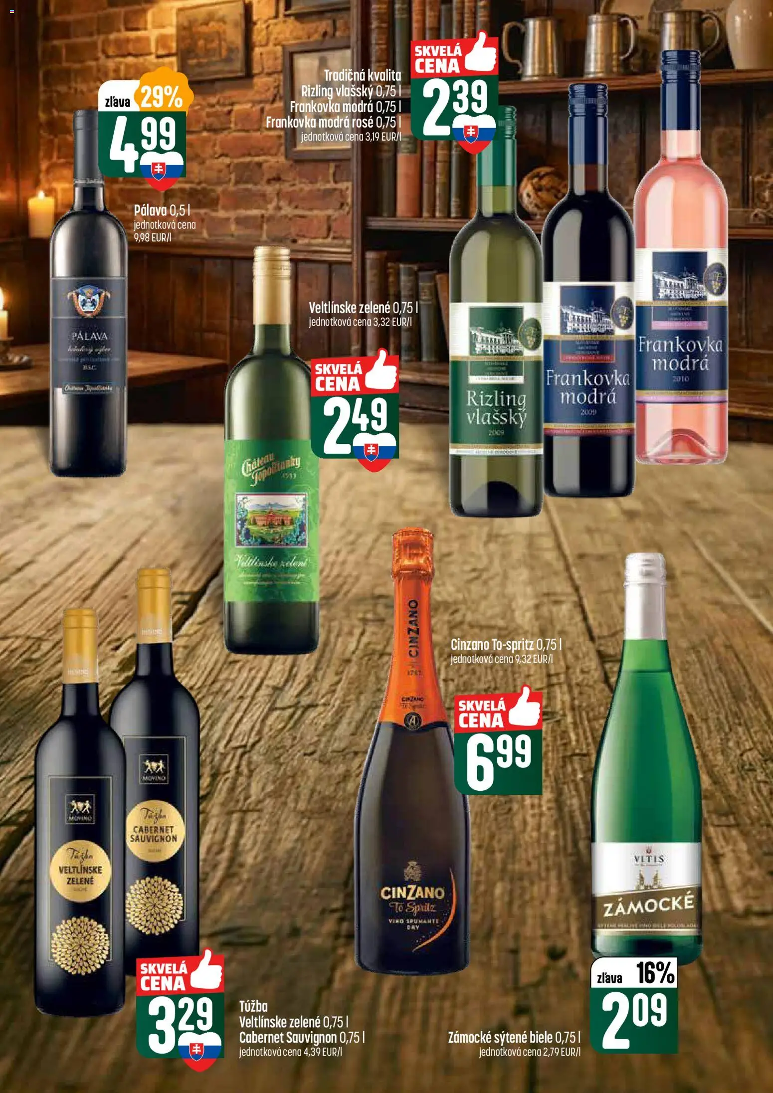 Nové COOP Jednota akcie – leták je platný od 05.03.2026 | Strana: 51 | Produkty: Víno