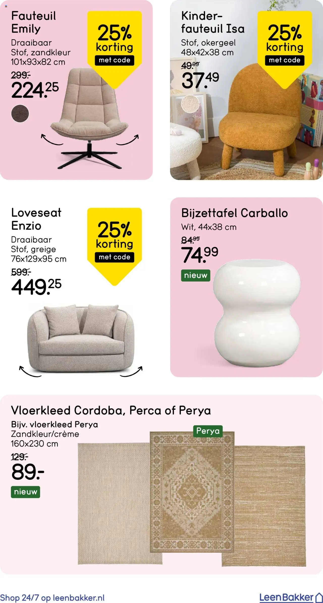  | Pagina: 4 | Producten: Kinder, Fauteuil