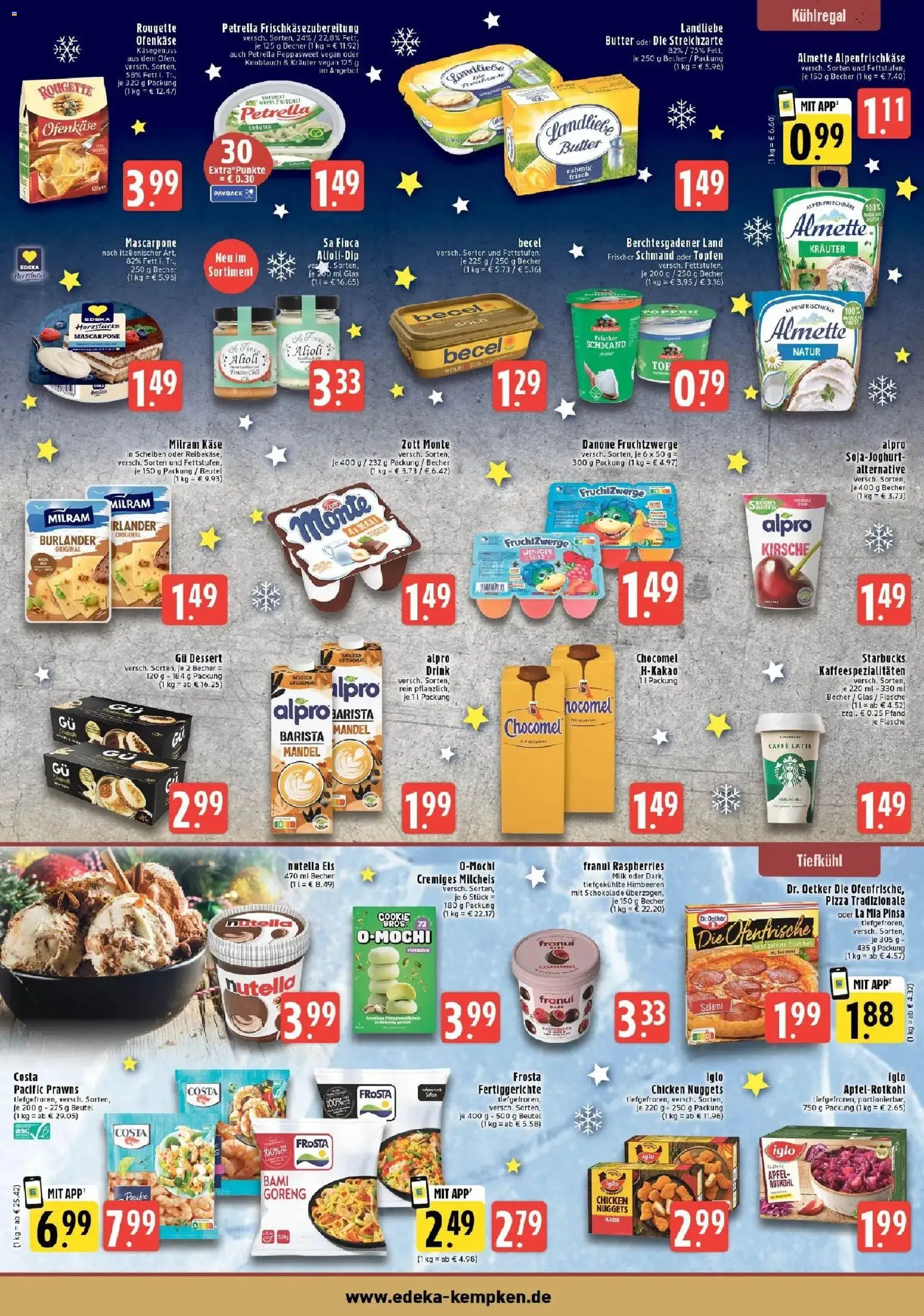 Edeka prospekt Krefeld	 – gültig ab 07.12.2025 | Seite: 5 | Produkte: Himbeeren, Schokolade, Landliebe butter, Chocomel