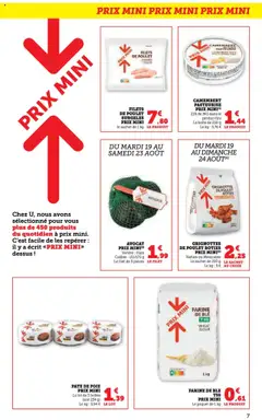  | Page: 7 | Produits: Avocat, Farine de ble, Farine, Camembert