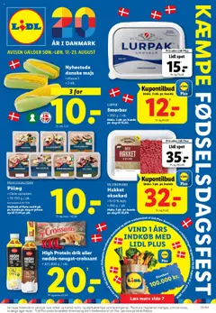 Eksempel på tilbudsavis Lidl - Tilbudsavis fra butik Lidl gyldig fra 17.08.2025