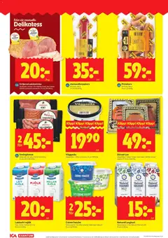 ICA Kvantum - Södra Sandby - Förhandsvisning av reklamblad från butik ICA Kvantum aktuell från 23.03.2026 | Sida: 6 | Produkter: Prinskorv, Galler, Creme fraiche, Mjölk