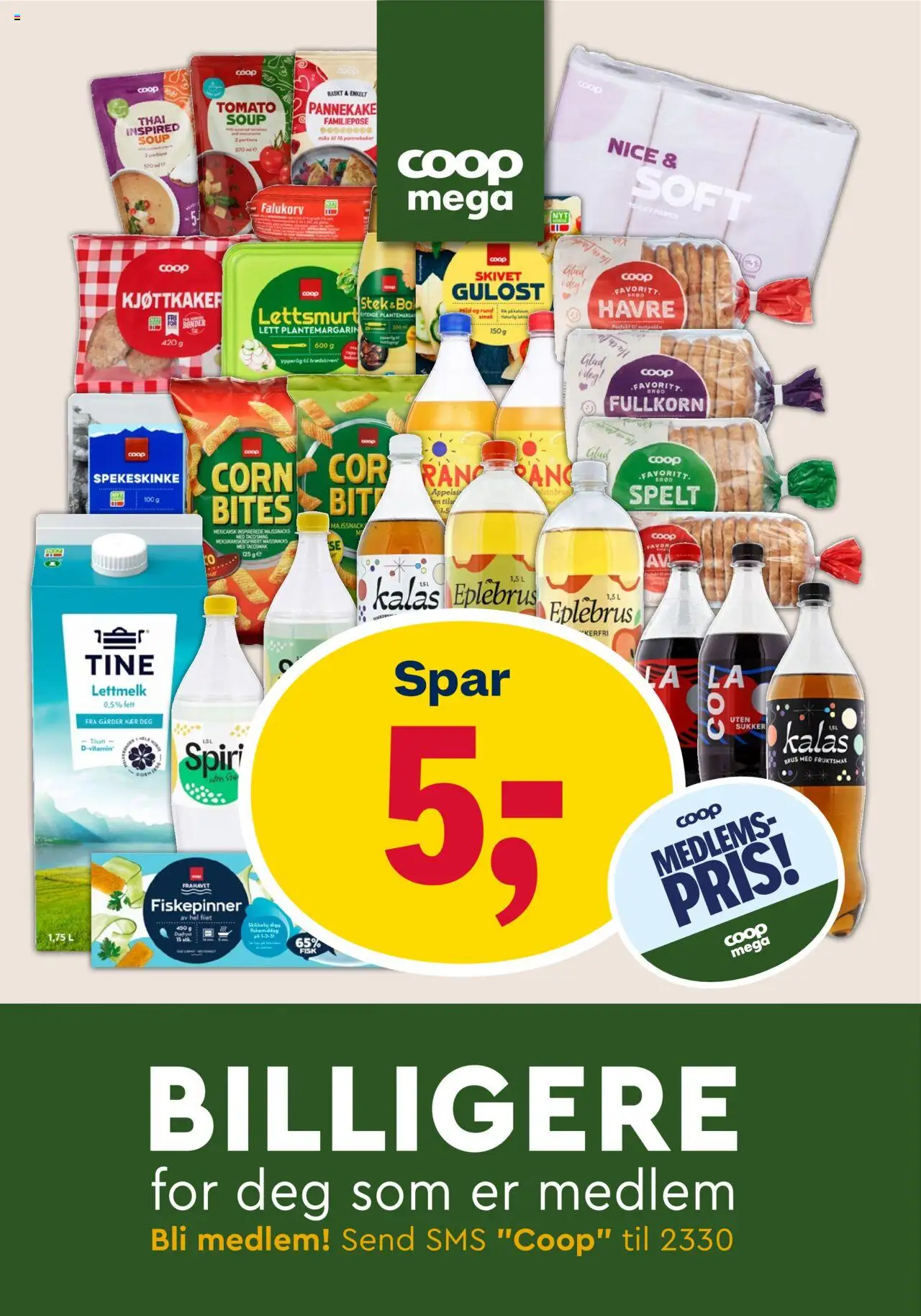  | Side: 12 | Produkter: Lettmelk, Gulost, Brus, Skrue