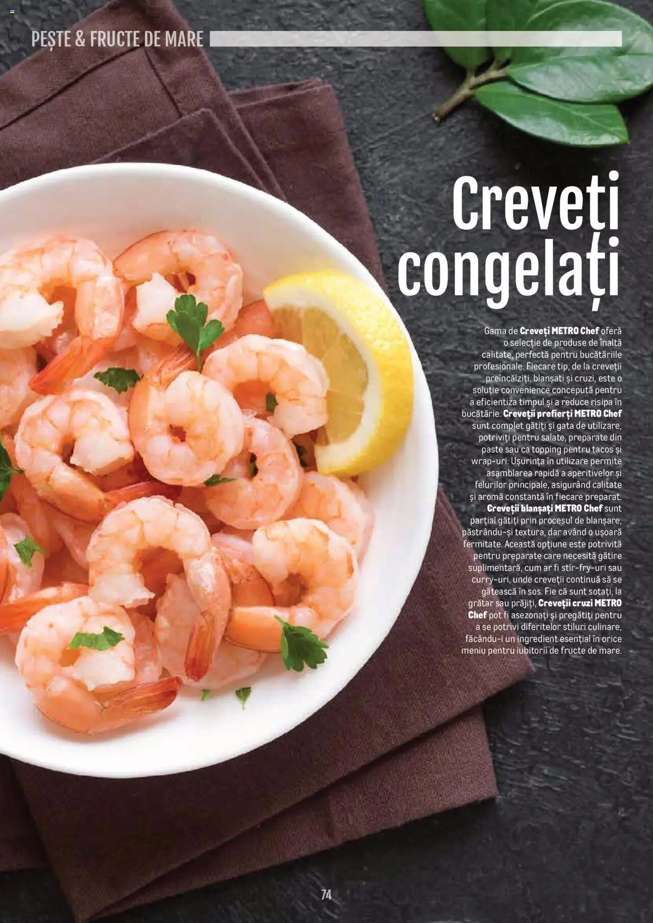 Noul catalog Metro – valabil de la 14.11.2024 | Pagină: 74 | Produse: Grătar, Pește, Fructe, Fructe De Mare