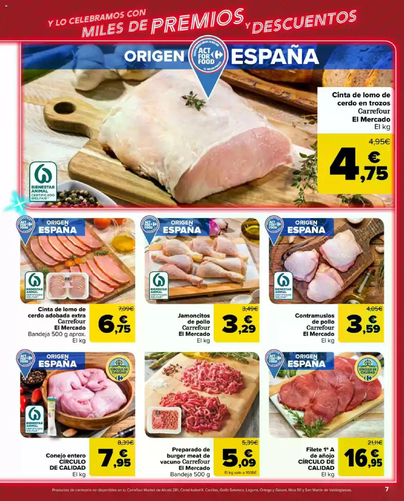 Carrefour Market folleto │ válido desde el 23.04.2026 | Página: 7 | Productos: Cerdo, Filete, Bandeja
