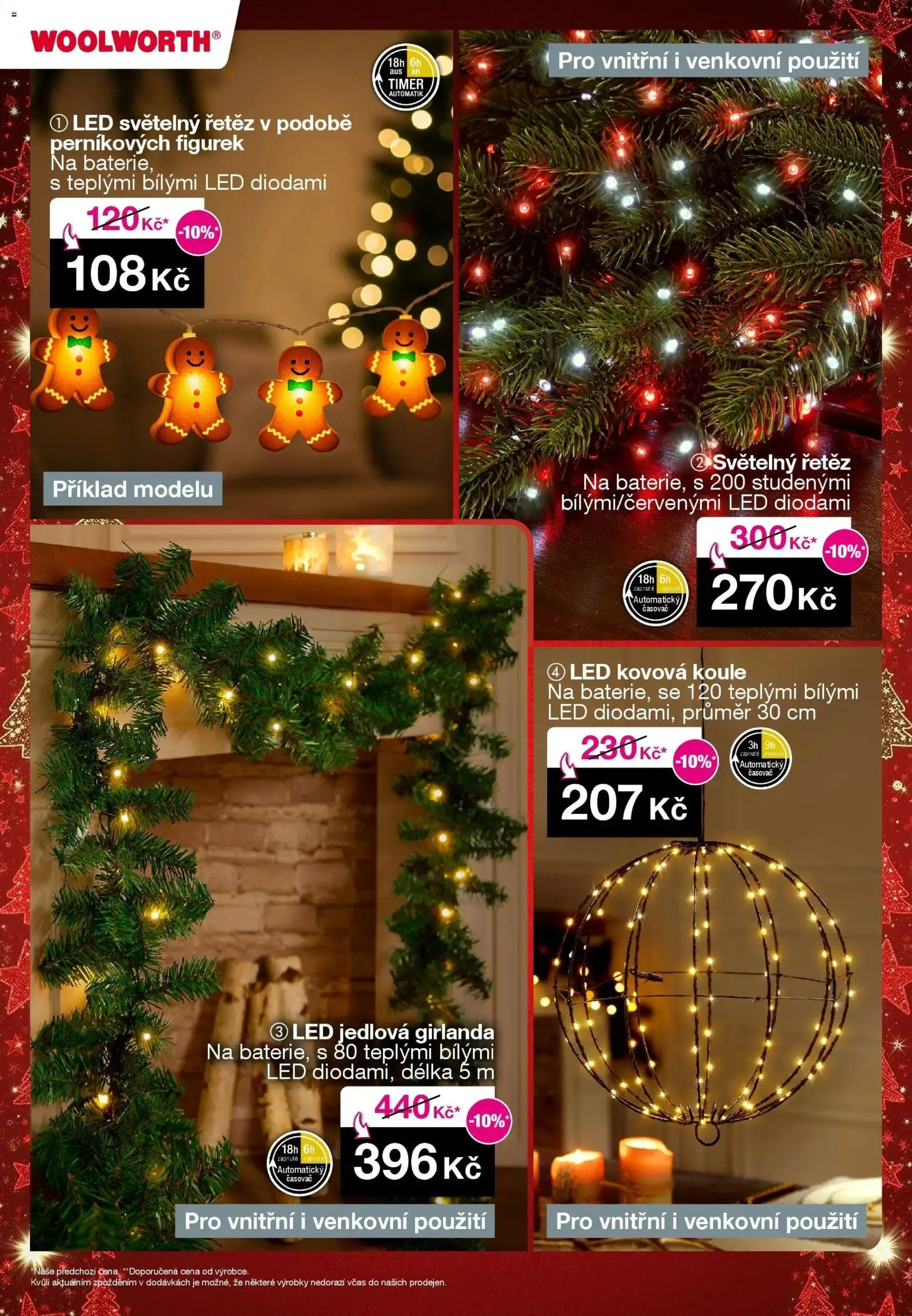 Woolworth leták od 14.11.2025 | Strana: 17 | Produkty: Světelný řetěz, Girlanda, Časovač, LED