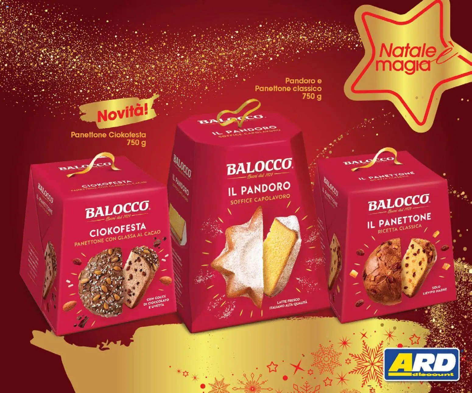 Volantino ARD Discount del 01.11.2025 | Pagina: 4 | Prodotti: Latte, Pandoro, Cacao, Glassa