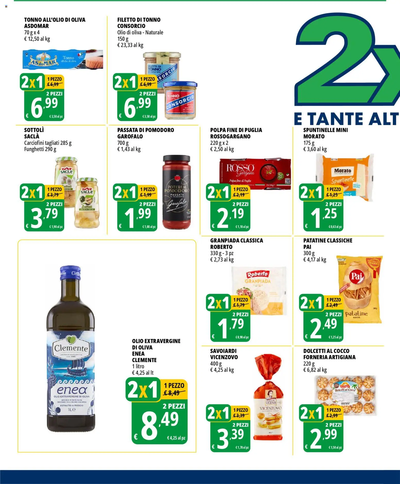 Volantino Tigros del 11.02.2026 | Pagina: 4 | Prodotti: Patatine, Pomodoro, Tonno, Cocco