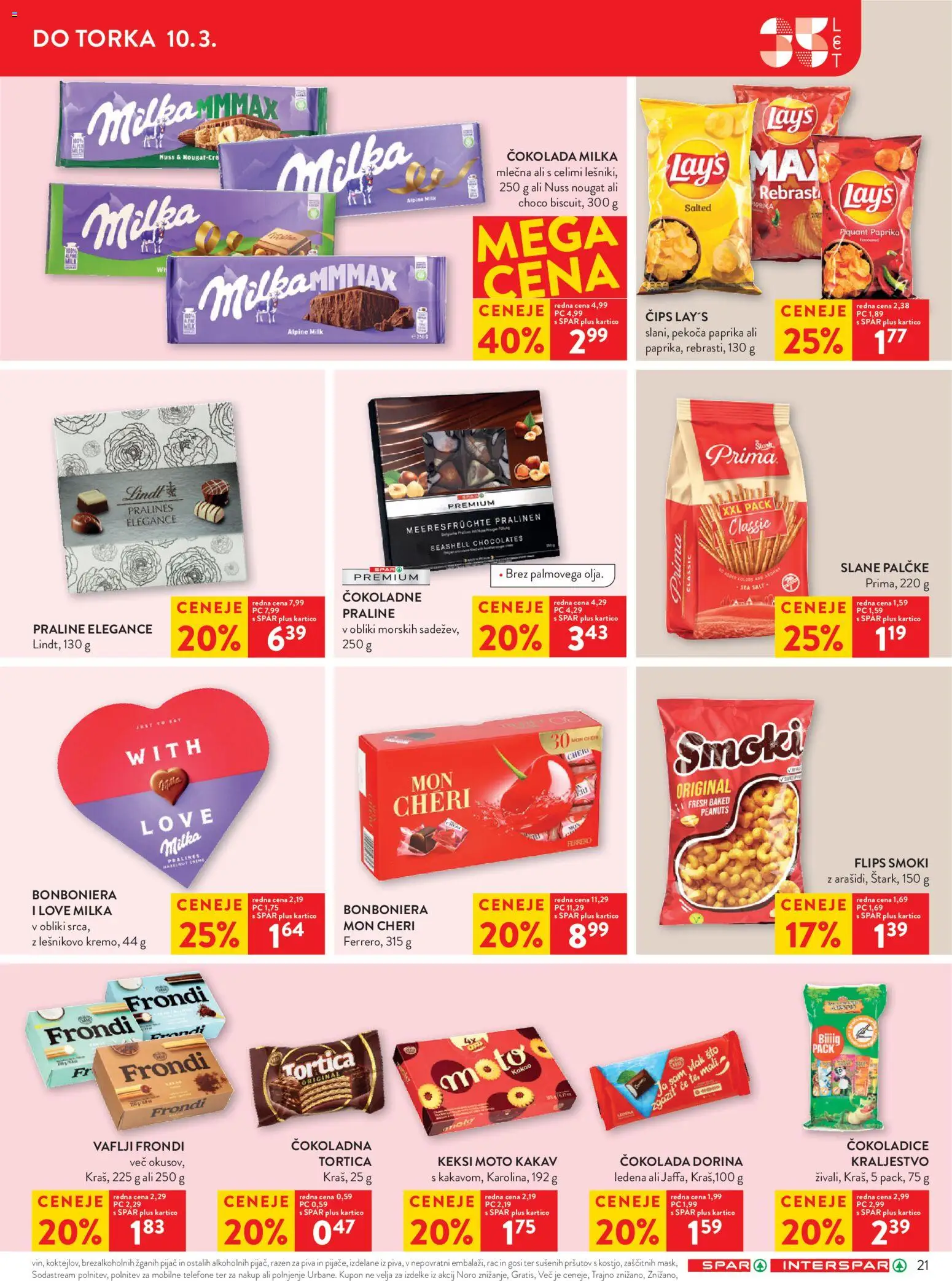 Novi Spar katalog ponudbe – veljaven od 04.03.2026 | Stran: 25 | Izdelki: Keksi, Paprika, Bonboniera, Cokolada