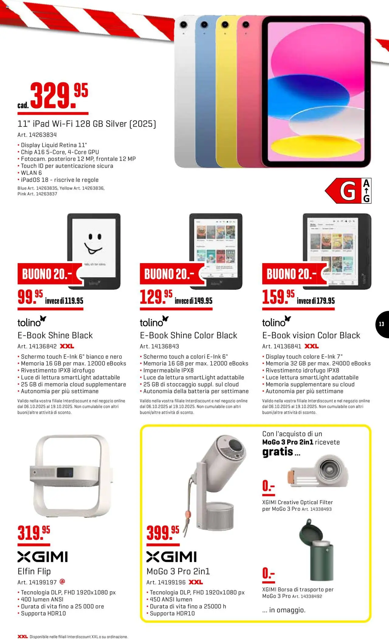 Interdiscount Aktionen IT – gültig ab 06.10.2025 | Seite: 13 | Produkte: Ipad