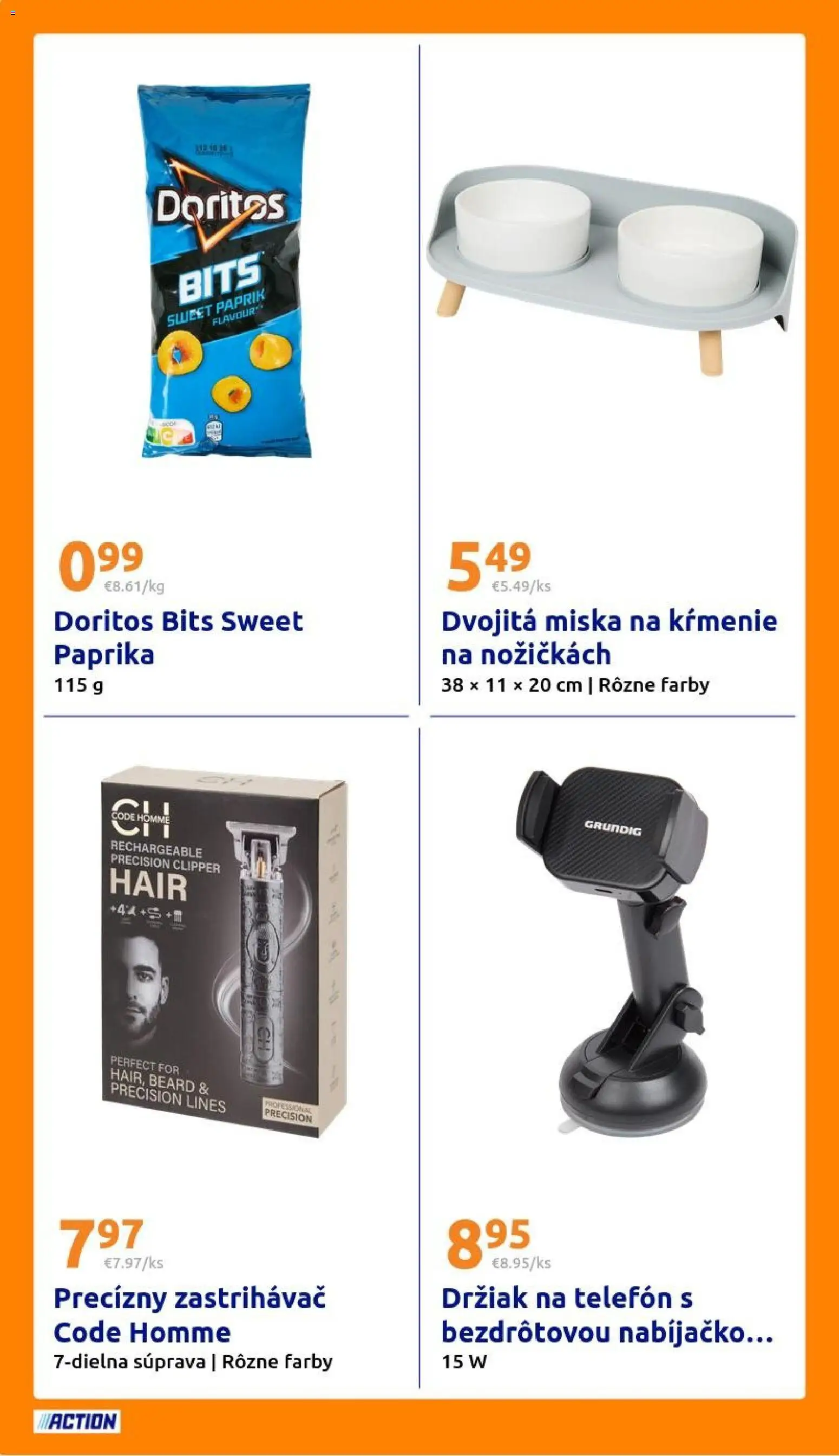 Nové Action akcie – leták je platný od 15.04.2026 | Strana: 18 | Produkty: Telefón, Paprika