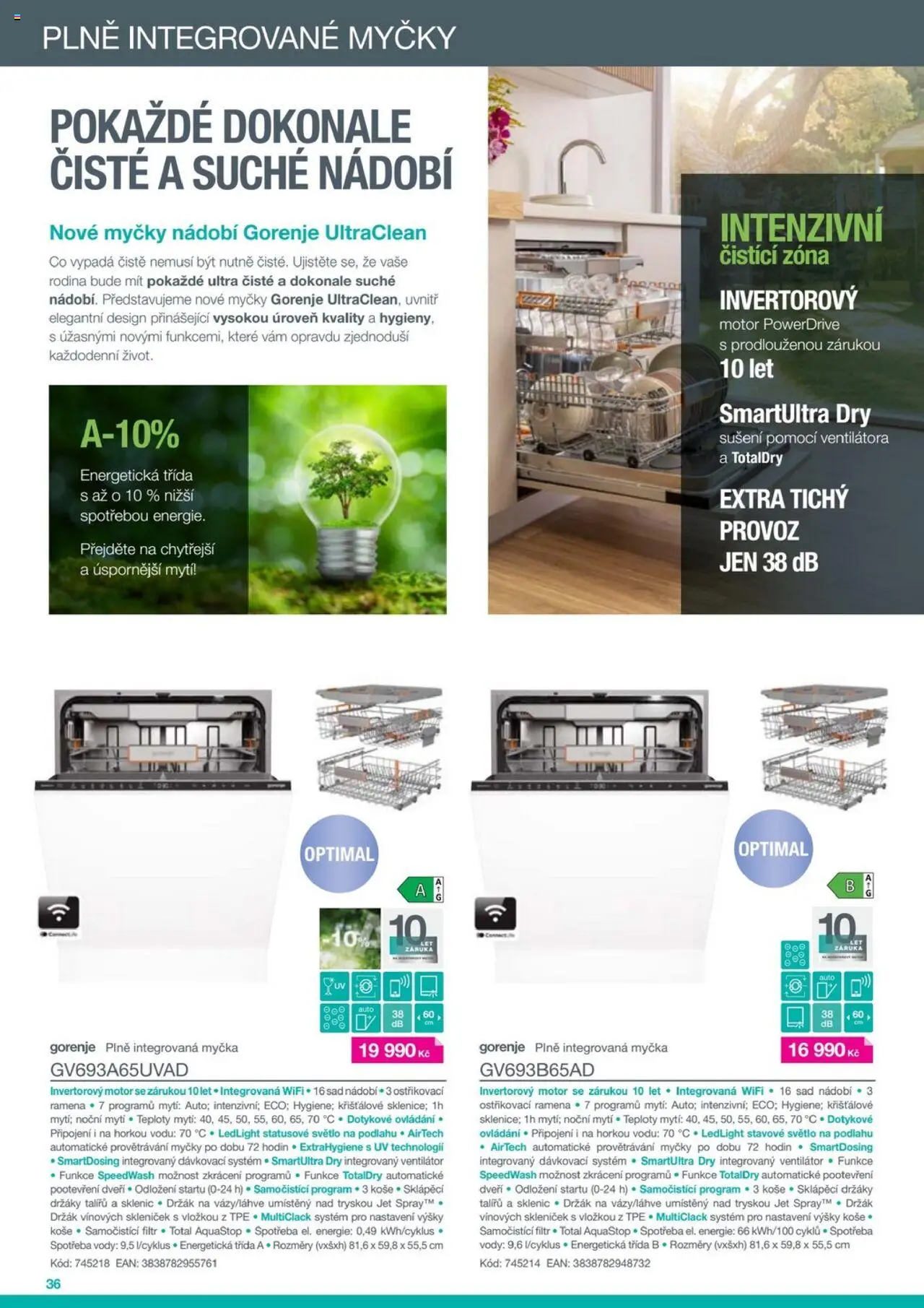 XXXLutz leták - Gorenje 2025 od 01.06.2025 | Strana: 36 | Produkty: Nádobí, Myčka, Ventilátor