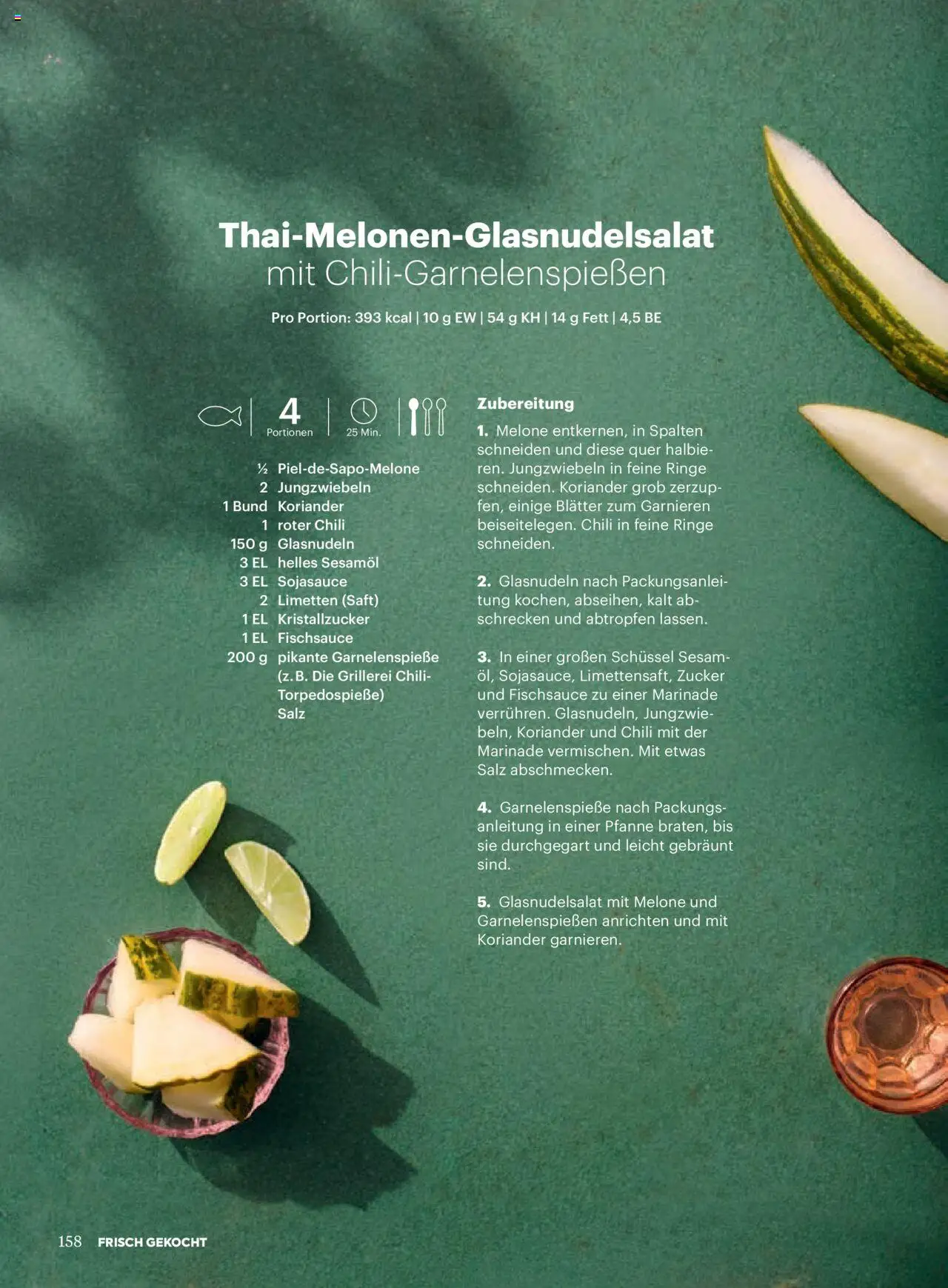 Billa Frisch Gekocht gültig ab 03.07.2025 | Seite: 158 | Produkte: Salz, Zucker, Chili, Melone