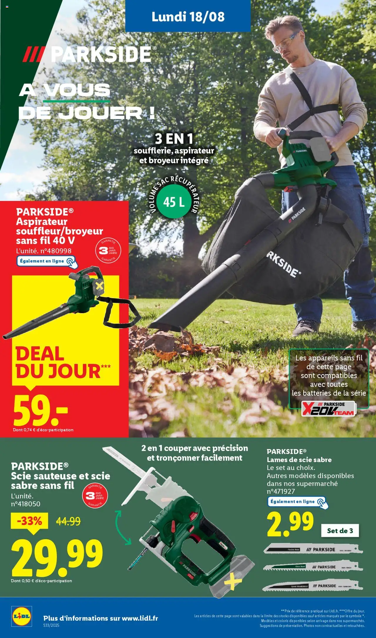  | Page: 52 | Produits: Scie sauteuse, Aspirateur, Broyeur