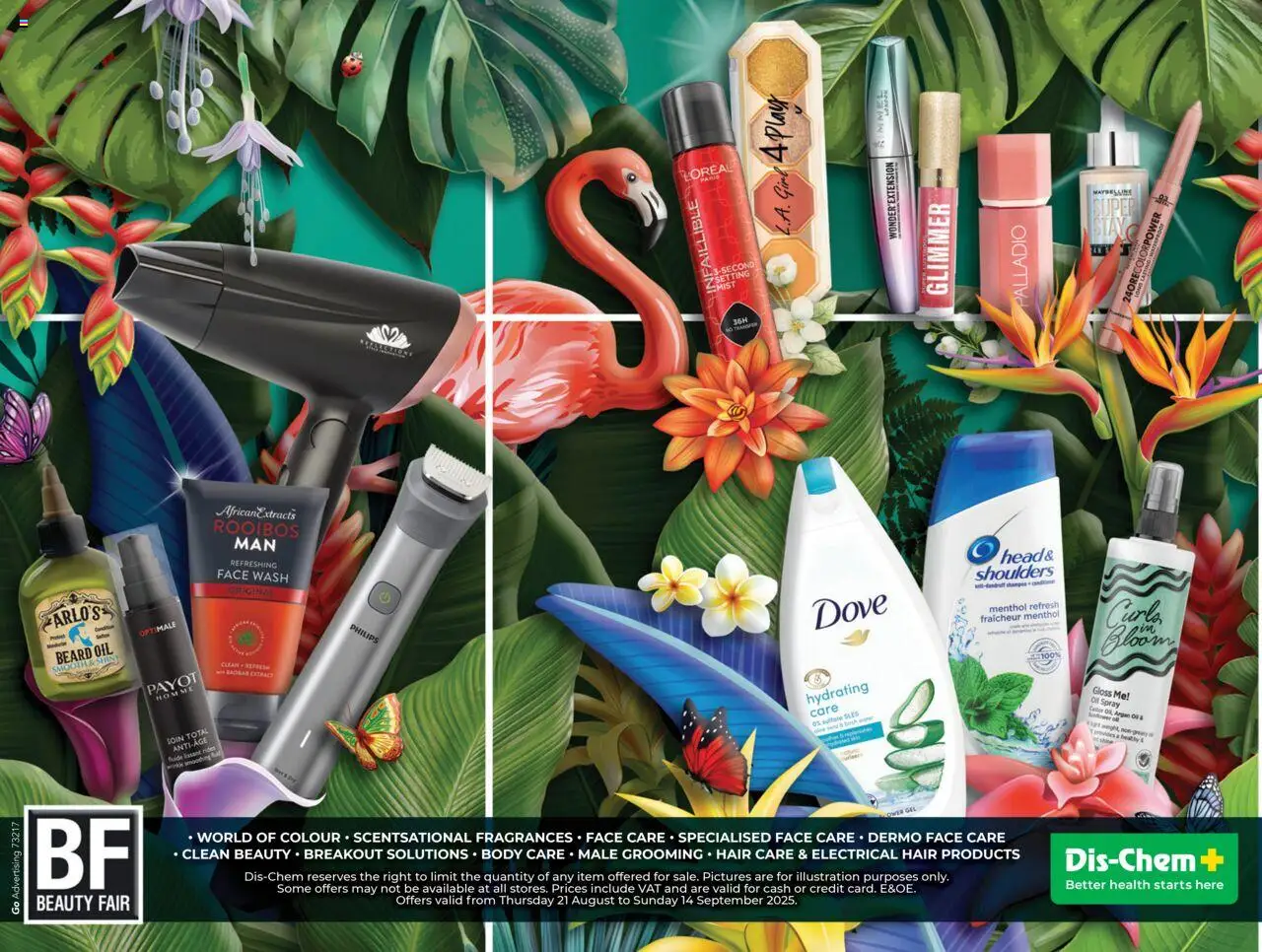 Dis-Chem - Beauty Fair │ valid from 21.08.2025 | Page: 1 | Products: Gloss, Oil