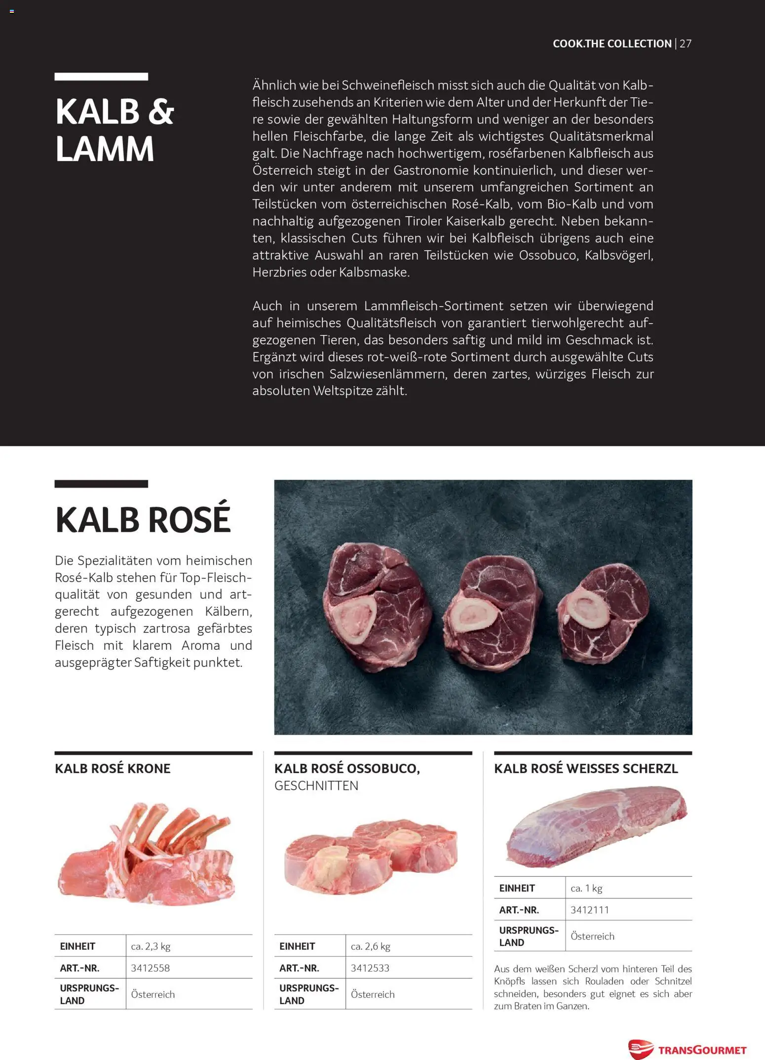 Transgourmet Cook Look-Book gültig ab 08.04.2026 | Seite: 27 | Produkte: Schweinefleisch