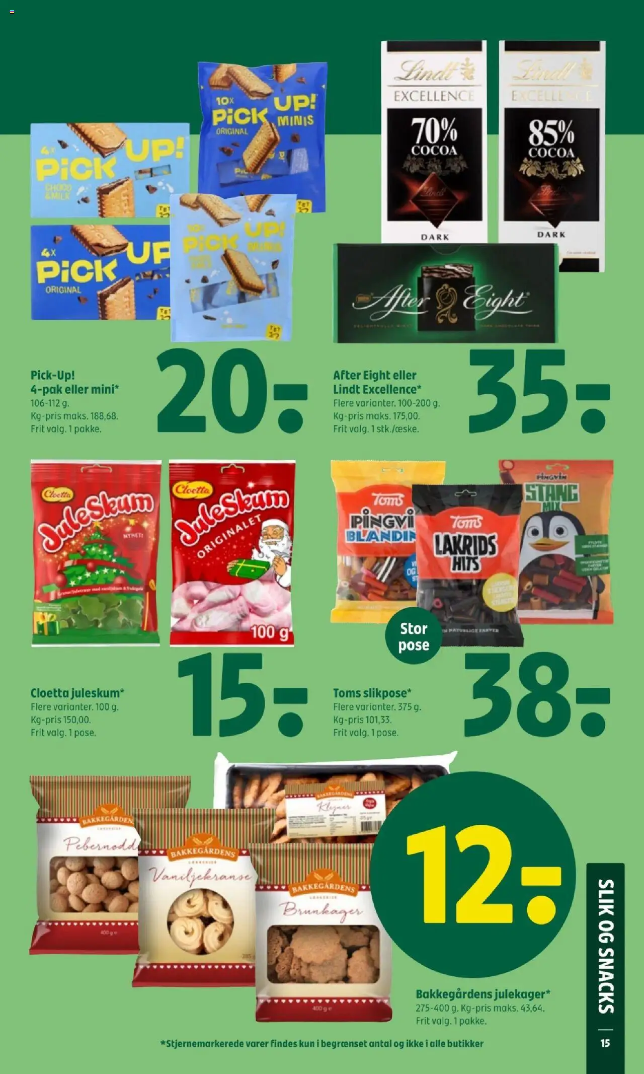 Coop 365 tilbudsavis – gyldig fra 23.10.2025 | Side: 17 | Produkter: Vaniljekranse, Brunkager, Cookies, Lakrids