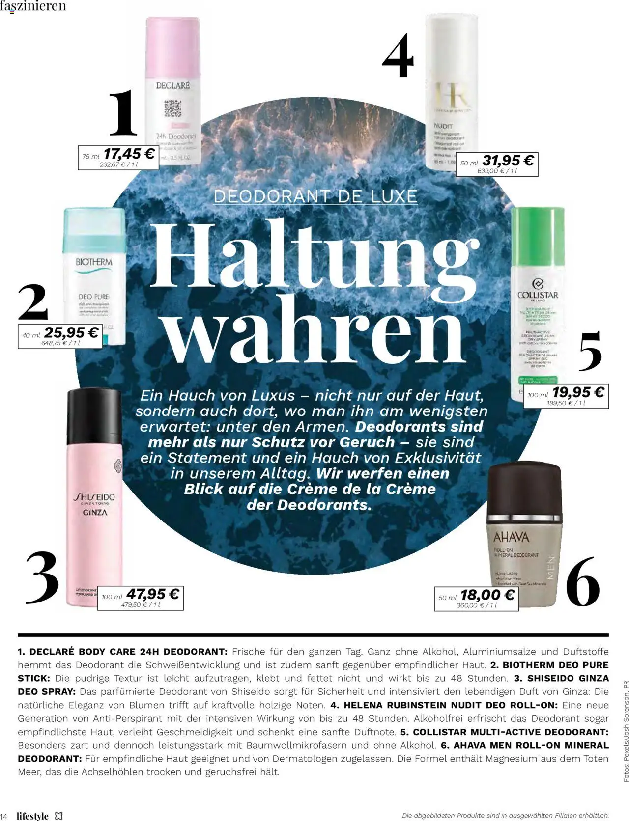 Müller  Lifestyle - gültig ab dem 11.07.2025 | Seite: 14 | Produkte: Blumen, Duft, Deodorant, Deo Roll-On