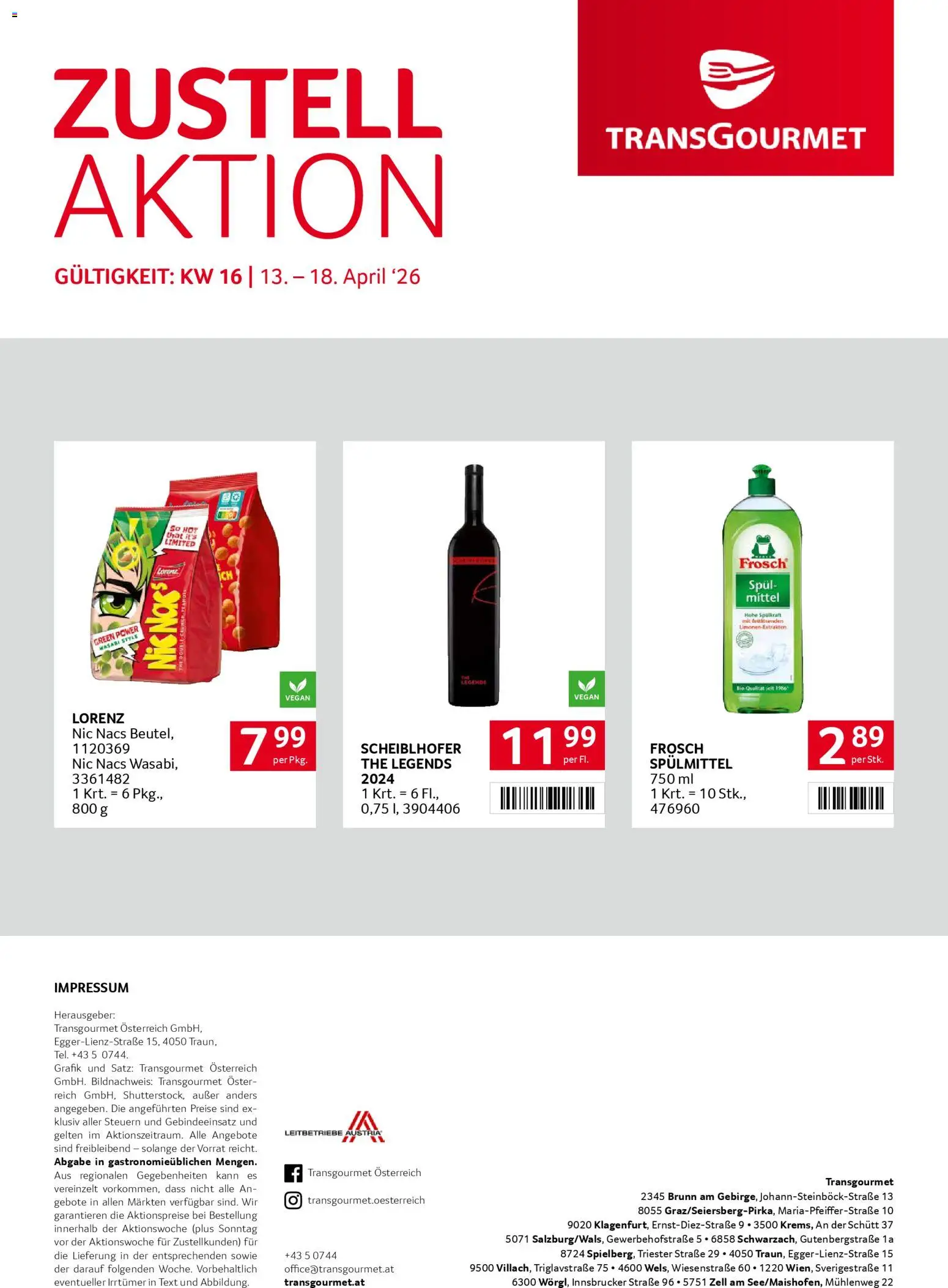 Transgourmet Zustellaktion gültig ab 13.04.2026 | Seite: 32