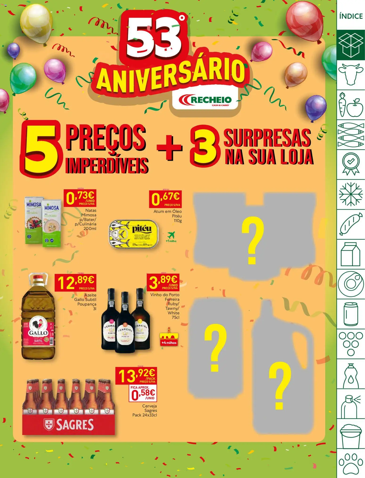 Recheio folheto │ válido de 28.10.2025 | Página: 3 | Produtos: Atum, Óleo, Vinho, Natas