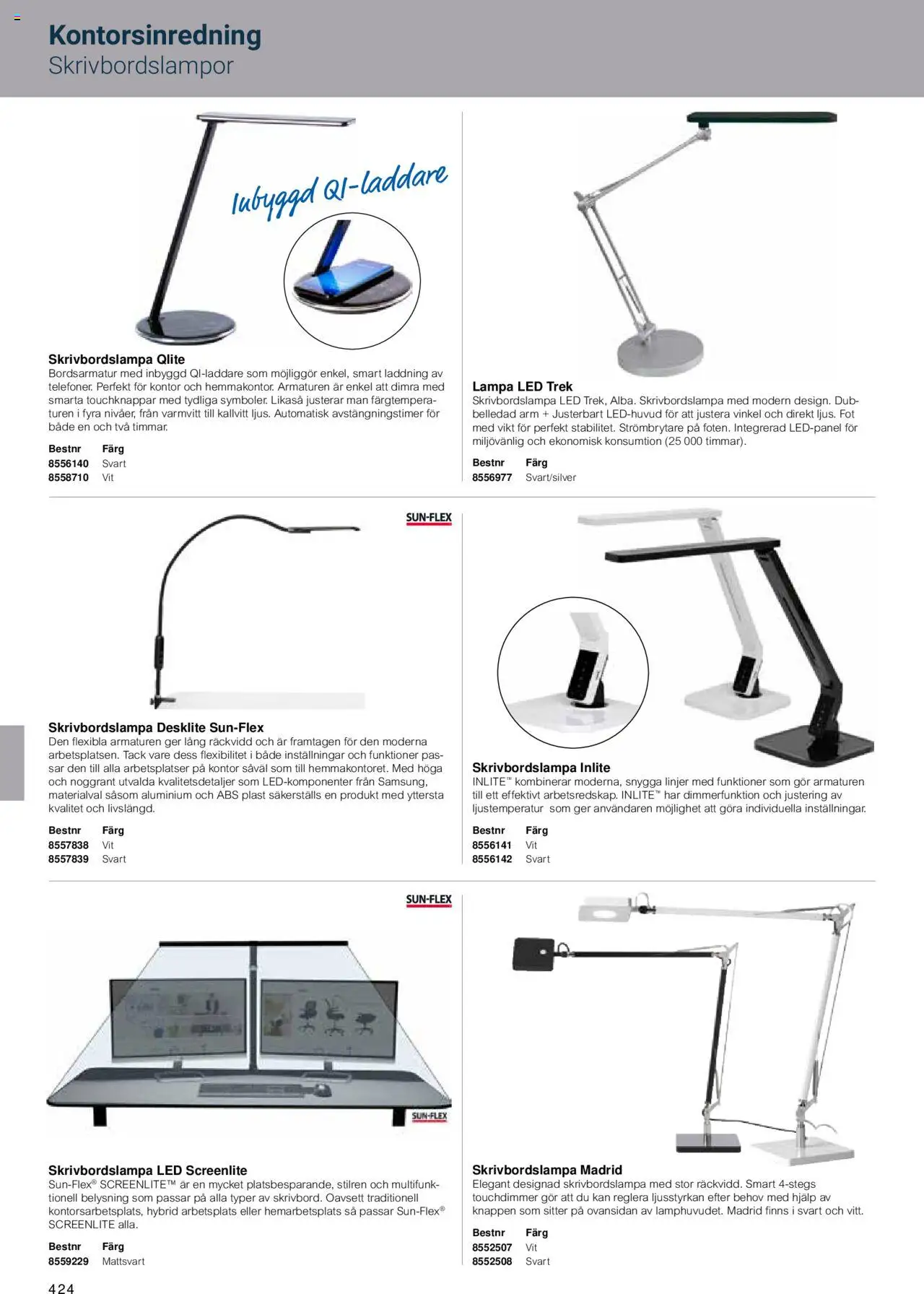 Office Depot reklamblad aktuell från 15.02.2024 | Sida: 426 | Produkter: Skrivbordslampa, Lampa