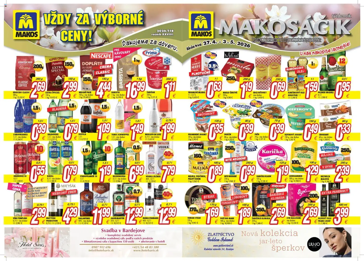 Nové Makos akcie – leták je platný od 27.04.2026 | Strana: 1