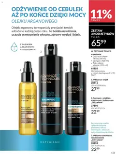 Avon Katalog 05 2025 od 01.05.2025 | Strona: 155 | Produkty: Olejek arganowy, Szampon, Odżywka, Odżywka do włosów