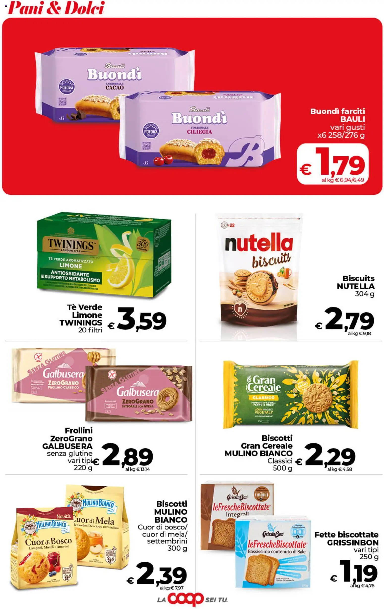 Volantino COOP del 28.04.2026 | Pagina: 30 | Prodotti: Fiocchi, Limone, Mirtilli, Farro