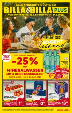 Billa Flugblatt - Niederösterreich ab 18.09.2025 gültig