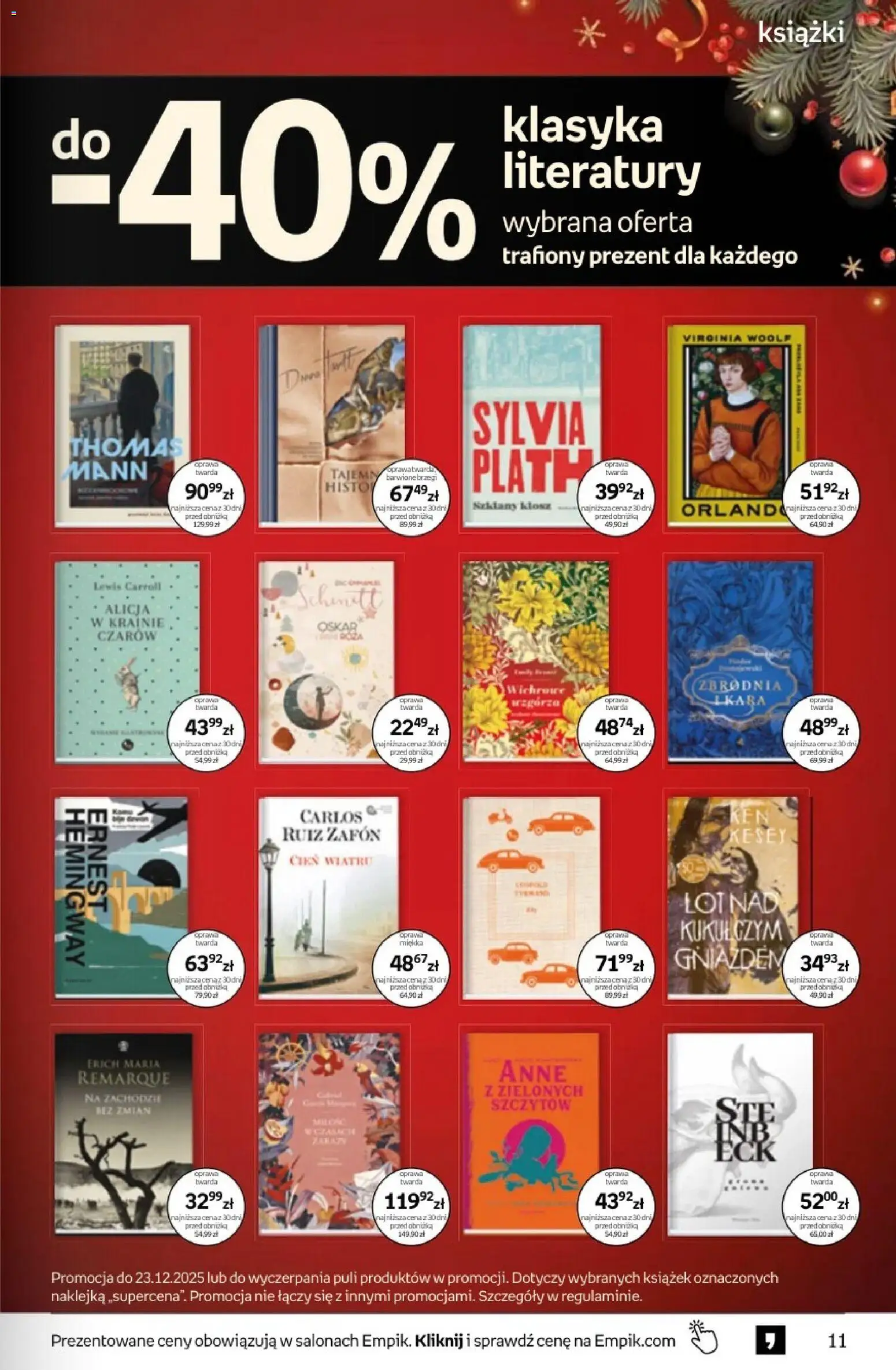 Empik promocje - Tom kultury Książki od 10.12.2025 | Strona: 11 | Produkty: Książki