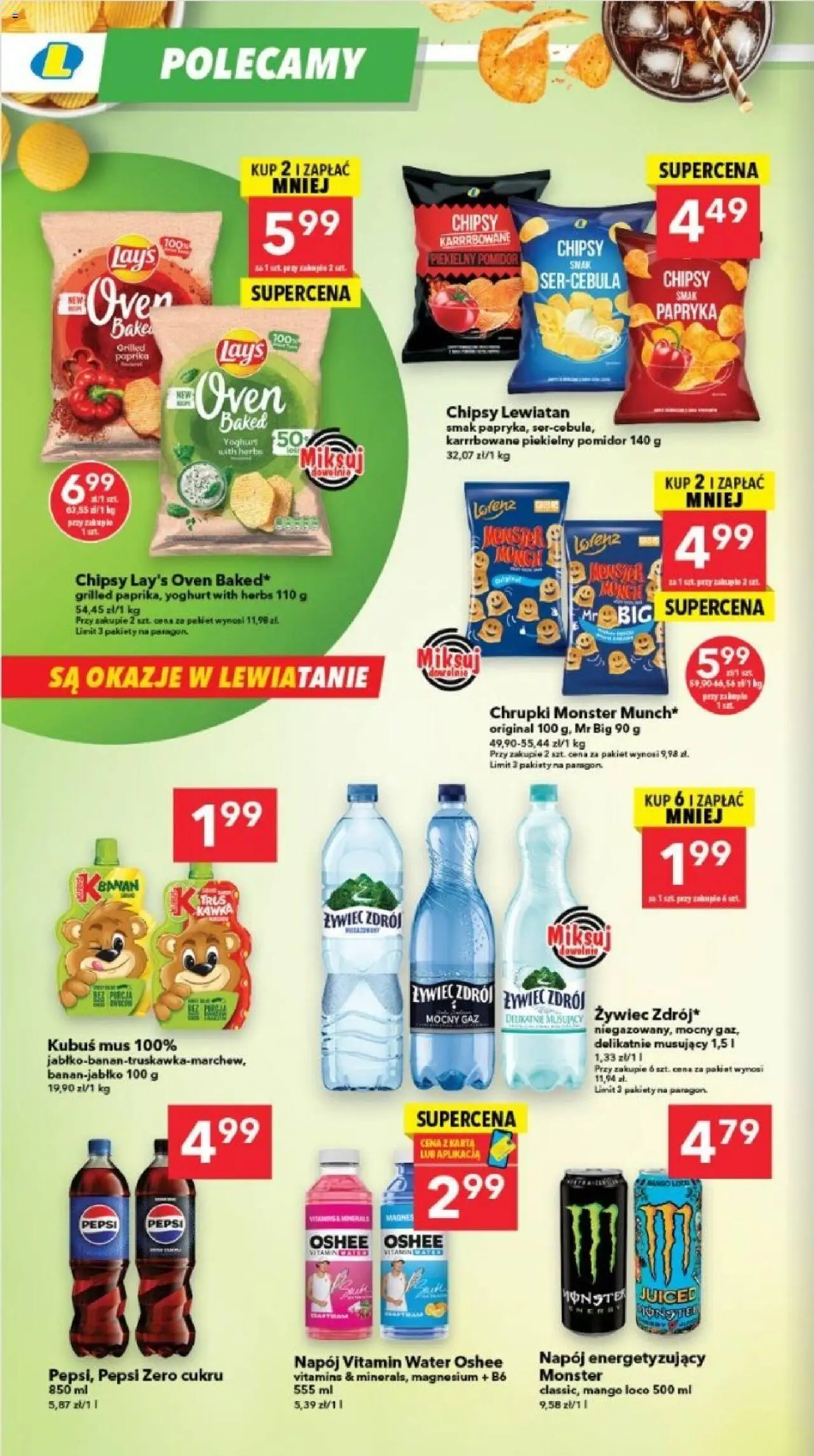 Lewiatan gazetka - Lublin od 23.10.2025 | Strona: 11 | Produkty: Karta, Pepsi, Papryka, Lays
