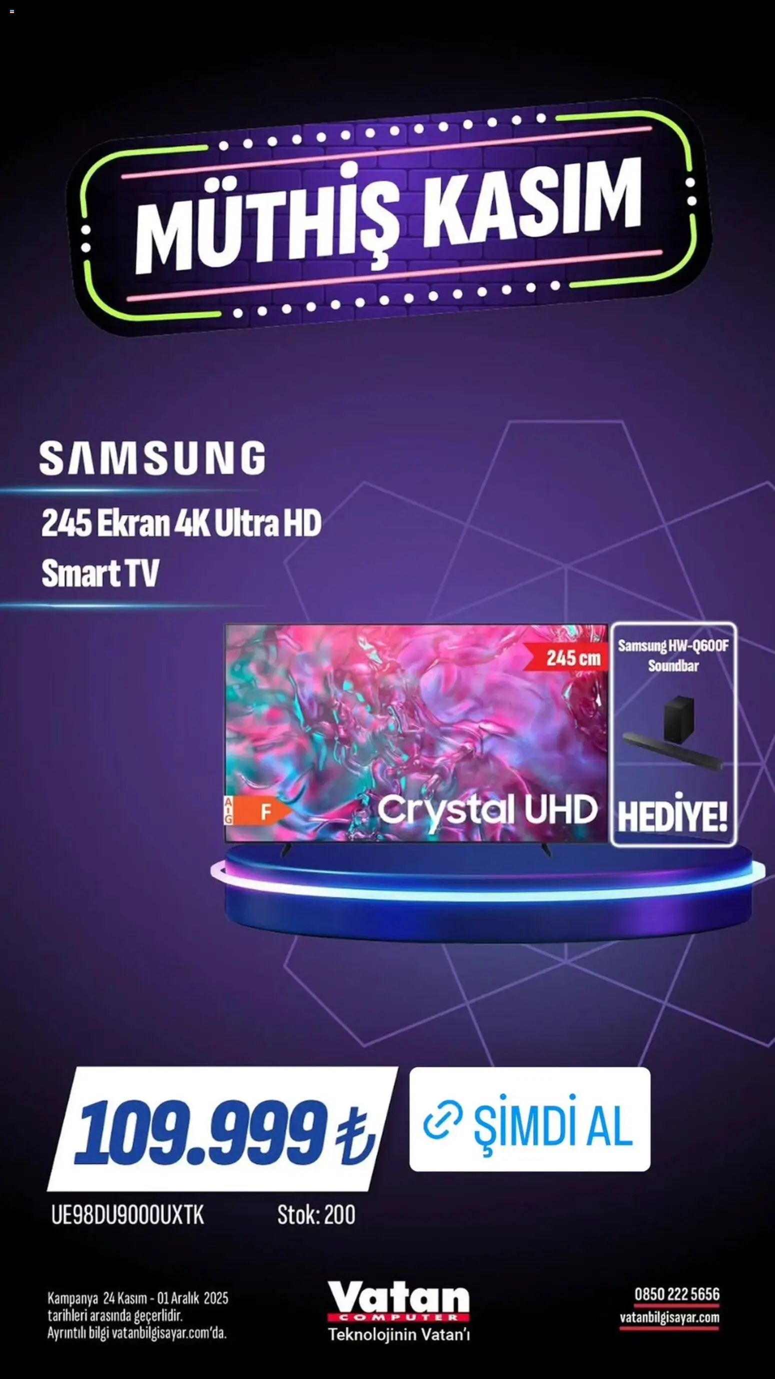 Vatan Bilgisayar Black Friday - 24.11.2025 tarihinden itibaren geçerlidir | Sayfa: 16 | Ürünler: TV