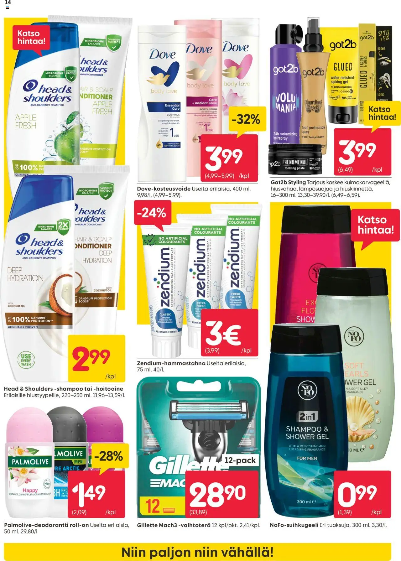 Rusta tarjoukset – voimassa 20.10.2025 alkaen | Sivu: 14 | Tuotteet: Shampoo, Hoitoaine