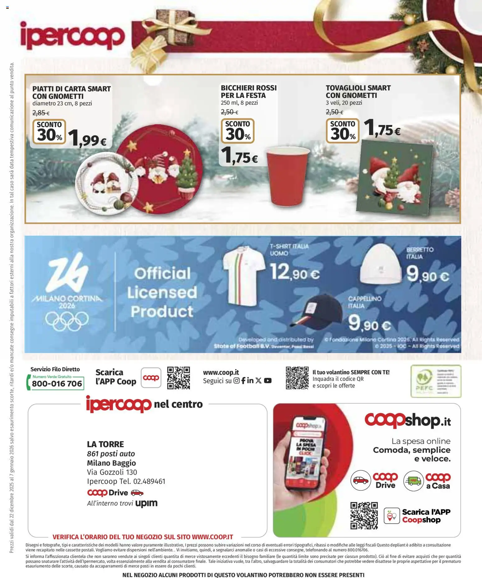 Volantino Ipercoop del 22.12.2025 | Pagina: 38 | Prodotti: Tè, Data