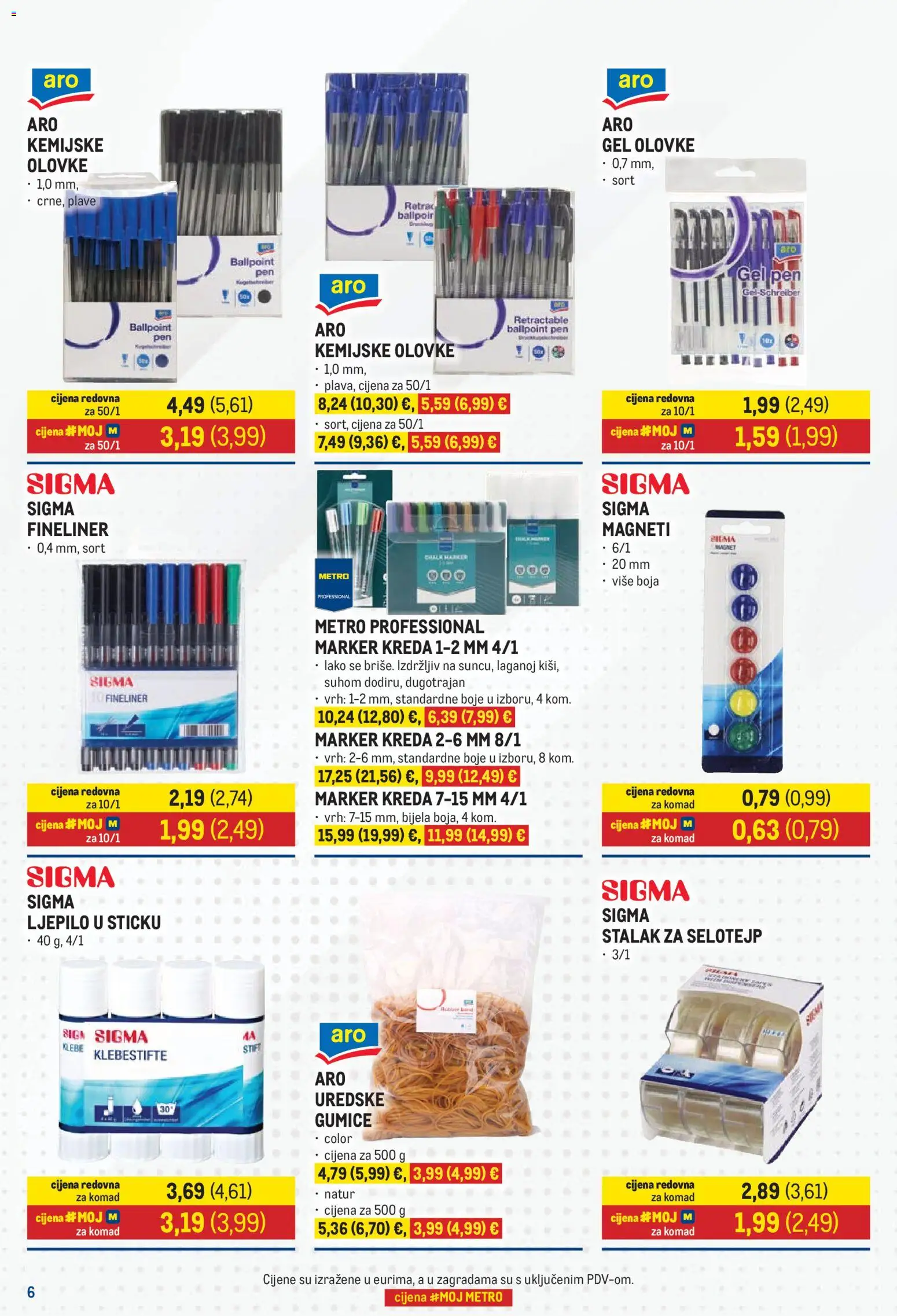 Metro katalog | vrijedi od 16.12.2025 | Stranica: 6 | Proizvodi: Ljepilo, Gumice
